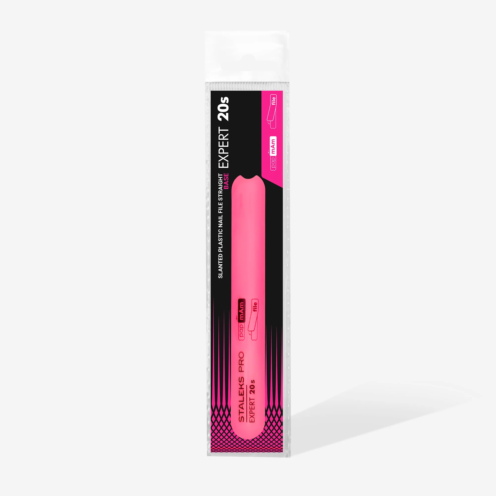 STALEKS EXPERT 20s Straight beveled plastic base for nail file (130 mm) - Image 4