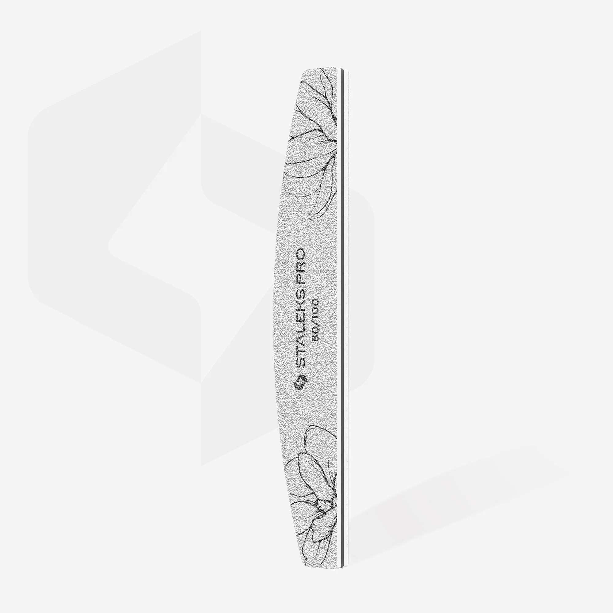 STALEKS EXPERT 40 Crescent mineral nail file, 80/100 grit (1 pc) - Image 2
