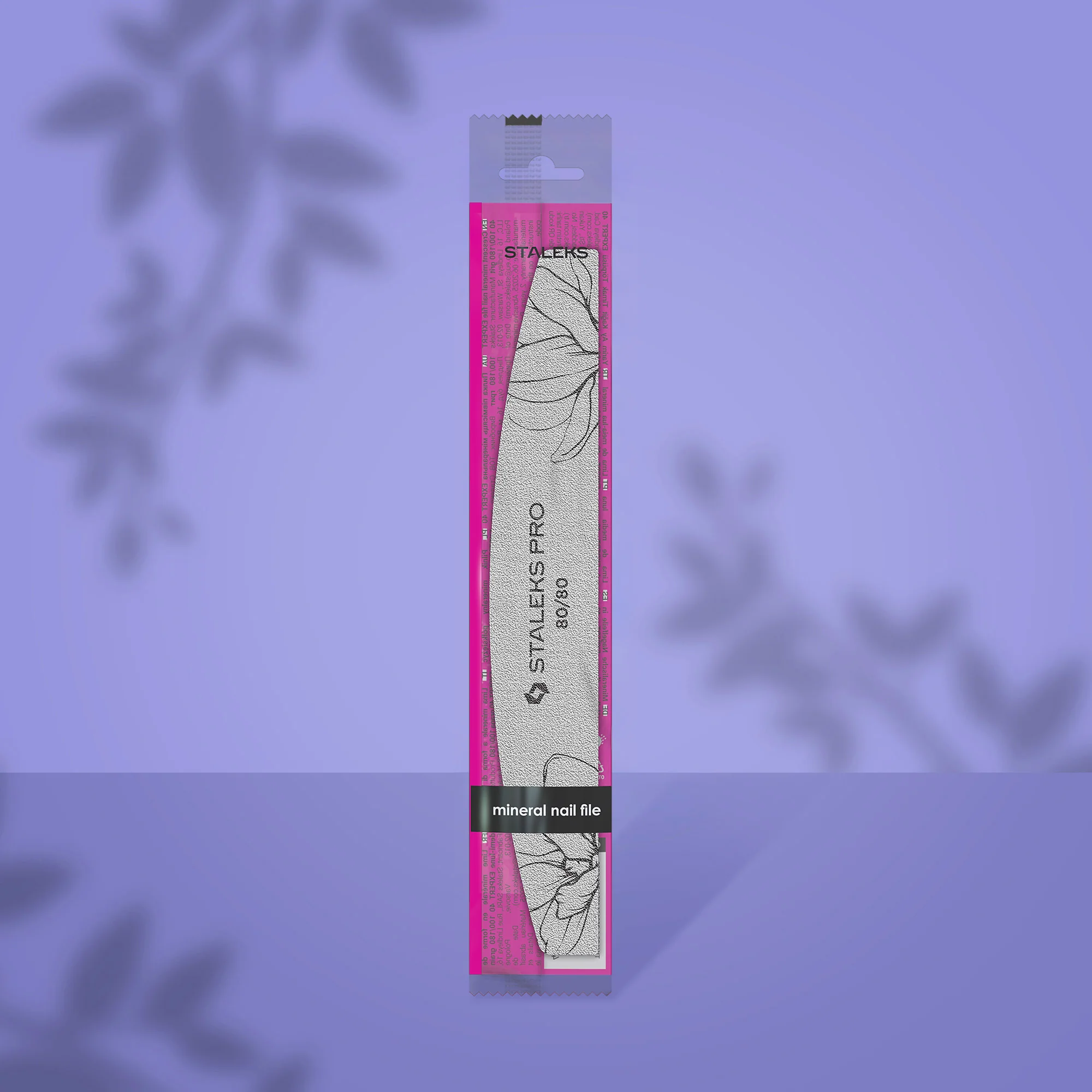 STALEKS EXPERT 40 Crescent mineral nail file, 80/80 grit (1 pc)