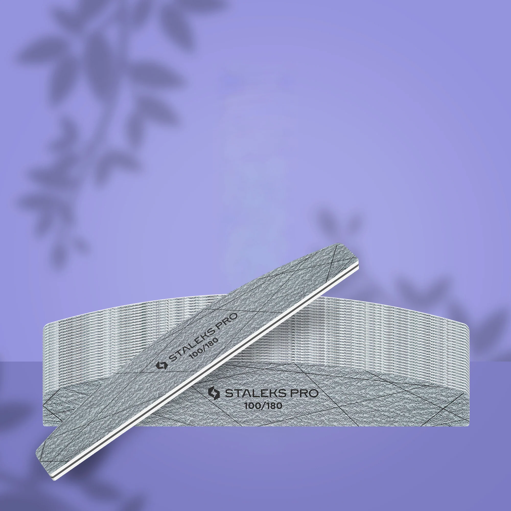 STALEKS Crescent mineral nail file SMART 40 100/180 grit (25 pcs)