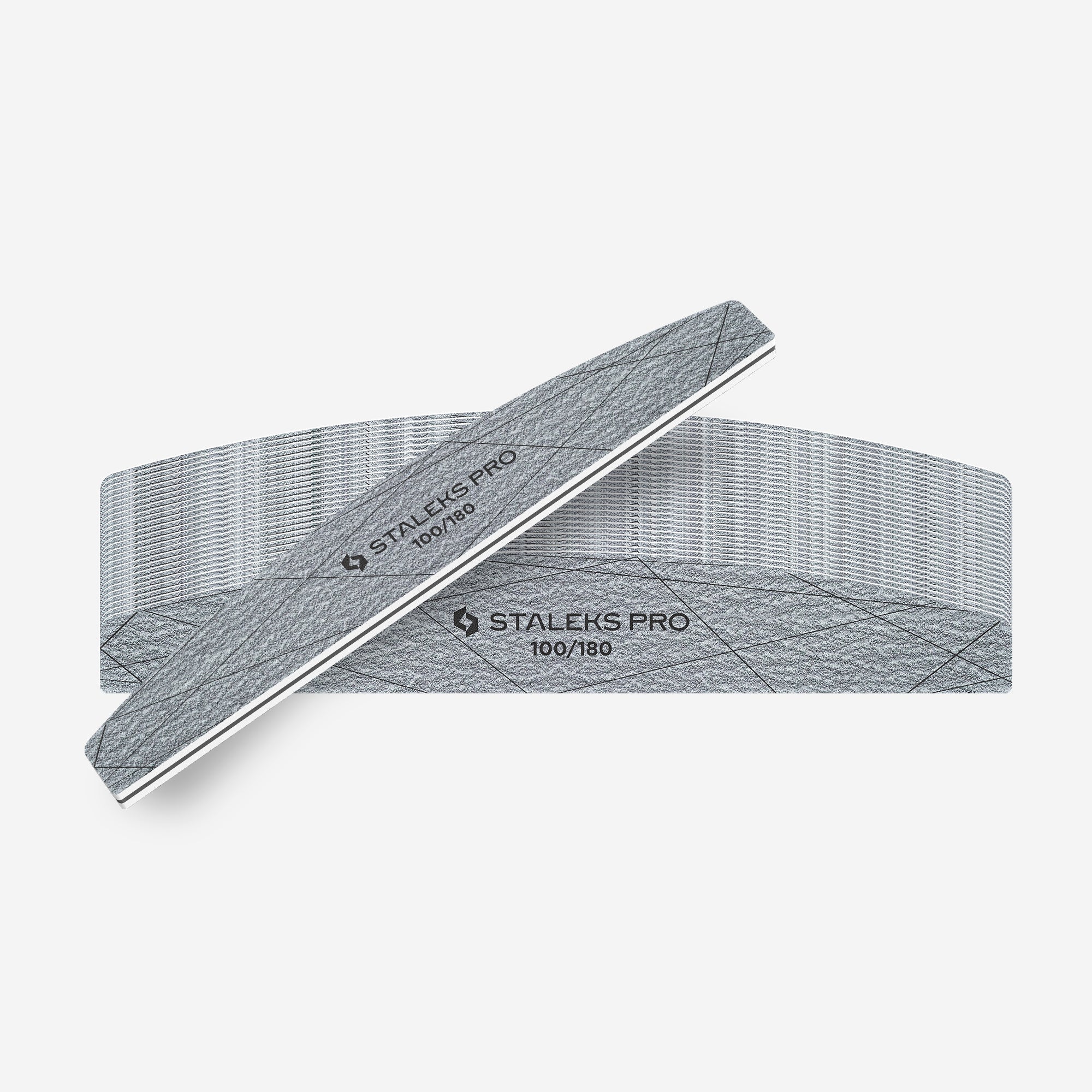 STALEKS Crescent mineral nail file SMART 40 100/180 grit (25 pcs) - Image 3