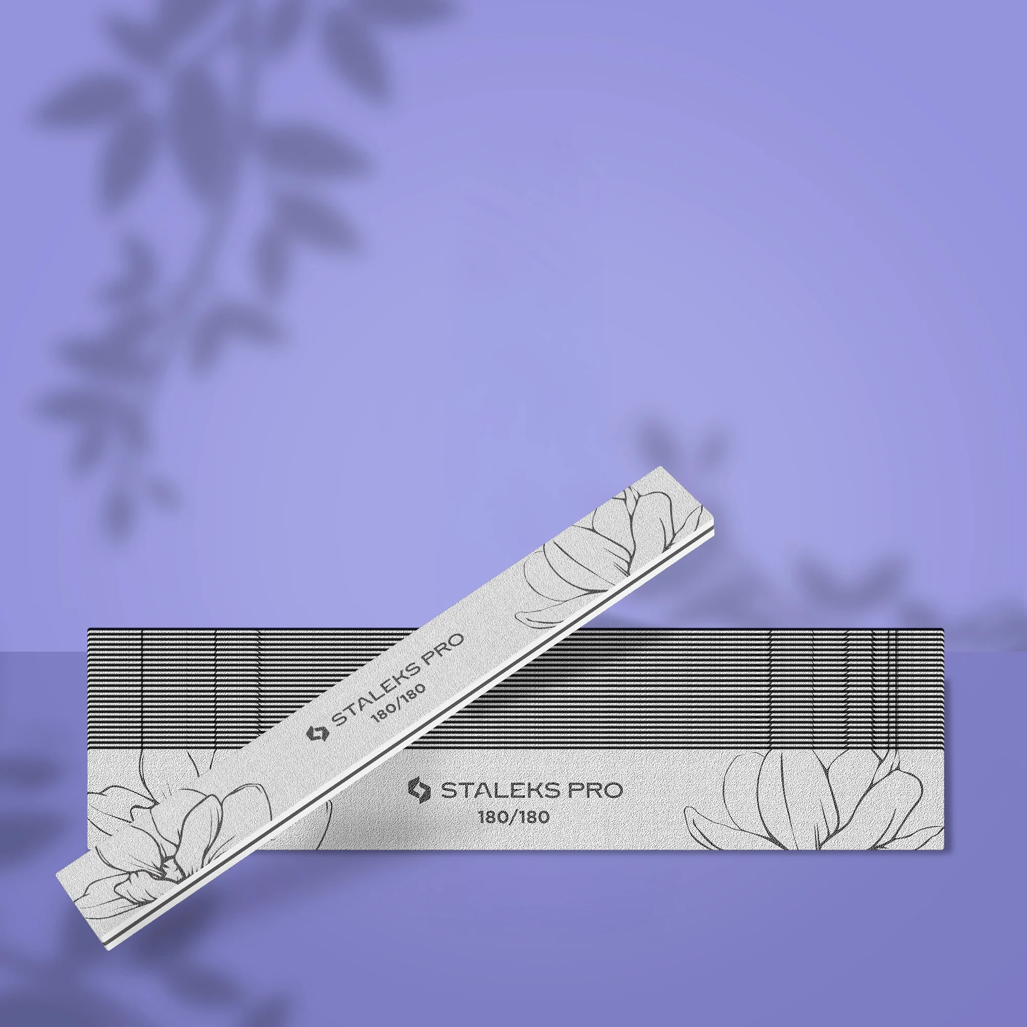 STALEKS EXPERT 20 Straight mineral nail file, 180/180 grit (25 pc)